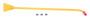 Vestil Steel Ergonomic Wheel Chock Handle - Yellow
