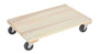 Vestil Poplar Solid Deck Dolly - 24 In. x 16 In. x 6-3/16 In. 900 lb - Tan