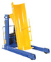 Vestil Steel Portable Hydraulic Drum Dumper - 48 In. Dump Height 1,000 lb Blue / - Yellow