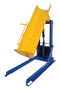 Vestil Steel Stationary Hydraulic Drum Dumper - 60 In. Dump Height 750 lb Blue / - Yellow