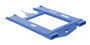 Vestil Steel Fork Truck Hook Base - 38 In. Length 4,000 lb - Blue