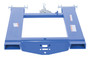 Vestil Steel Fork Truck Hook Base - 38 In. Length 4,000 lb - Blue