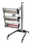 Vestil Steel Infrared Heater - 3 Panel 230 Volt 1 Phase - Black/Silver