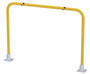Vestil Steel Removable High Profile Machine and Rack Guard - 48 In. x 36 In. x 2 In. - Yellow