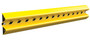 Vestil Steel Guard Rail Wall Mount - 84 In. Length - Yellow