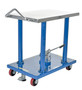 Vestil Steel Hydraulic Post Table - 24 In. x 36 In. 2000 lb - Blue