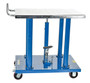 Vestil Steel Hydraulic Post Table - 24 In. x 36 In. 2000 lb - Blue