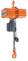 Vestil Steel Economy Chain Hoist with Chain Container - 1 Phase 1000 lb - Orange