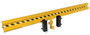 Vestil Steel Drop In Guard Rail - 2 Ribbed 144 In. Length - Yellow
