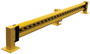 Vestil Steel Drop In Guard Rail - 2 Ribbed 144 In. Length - Yellow