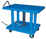 Vestil Steel Hydraulic Post Table - 48 In. x 48 In. 3,000 lb - Blue