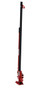 Vestil Cast Iron Heavy Duty Ratchet Farm Jack - 53 In. Raised Height 7,000 lb - Red