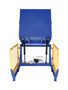 Vestil Steel Electric Hydraulic Box Dumper - 36 In. Dump Height 4,000 lb - Blue