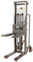 Vestil Stainless Steel Portable Hand Pump Hefti-Lift - 48 In. x 74 In. 800 lb - Silver