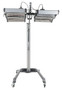 Vestil Steel Infrared Heater - 6 Panel 230 Volt 1 Phase - Black/Silver
