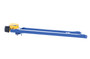 Vestil Steel Fork Truck Hook Base - 44 In. Length With Steel/Rubber Push Bumper-Attachment to 2 In. Receiver 15 In. x 28 In. x 5-3/4 In - Blue/Yellow