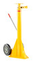 Vestil Steel Ratchet Trailer Stabilizing Jack - 100,000 lb Static - Yellow