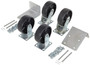 Vestil Glass Filled Nylon Caster Kit - 6 In. x 2 In. 4,800 lb - Black
