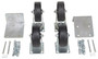 Vestil Glass Filled Nylon Caster Kit - 6 In. x 2 In. 4,800 lb - Black