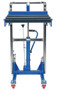 Vestil Steel Roller Work Positioner - 21 In. Roll Diameter 800 lb - Blue