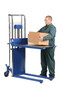 Vestil Steel Portable Foot Pump Hefti-Lift - 57 In. x 69 In. 300 lb - Blue