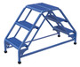 Vestil Steel Double Sided Ladder 3 Grip Strut Step - 16-13/16 In. Width 350 lb - Blue