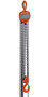 Vestil Steel Manual Chain Hoist - 10 Ft. Lift 4,000 lb - Orange