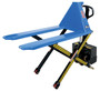 Vestil Steel DC Powered Tote Lift - 63 In. x 26-3/4 In. x 46-1/2 In. 3000 lb - Blue