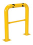 Vestil Steel High Profile Machinery and Rack Guard - 36 In. x 42 In. x 4 In. - Yellow