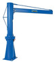 Vestil Steel Multi Station Jib Crane - 72 In. I-Beam 1000 lb - Blue