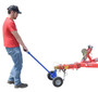 Vestil Steel Hitch Mover - 2 Wheel with 2 In. Diameter Ball 1,000 lb - Blue