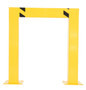 Vestil Steel Square High Profile Machinery and Rack Guard - 36 In. x 42 In. x 5 In. - Yellow