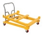 Vestil Steel Intermediate Bulk Container Tilting Cart - 53-3/8 In. x 35-13/16 In. 4400 lb - Yellow