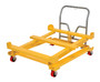 Vestil Steel Intermediate Bulk Container Tilting Cart - 53-3/8 In. x 35-13/16 In. 4400 lb - Yellow
