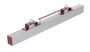 Vestil Steel Forklift Hanging Magnetic Sweeper - 48 In. Wide 55 lb - Silver