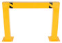 Vestil Steel Square High Profile Machinery and Rack Guard - 48 In. x 36 In. x 5 In. - Yellow