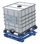 Vestil Steel Intermediate Bulk Container Tilt Stand with Fork Pockets - 48-1/2 In. x 15-3/4 In. 4400 lb - Blue
