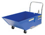 Vestil Steel Low Profile Parts Hopper - 1/3 Cubic Yd 2,000 lb - Blue