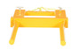Vestil Steel Horizontal Drum Positioned - 650 lb - Yellow