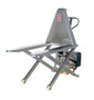 Vestil Stainless Steel DC Powered Tote Lift - 63 In. x 26-3/4 In. x 46 In. 2000 lb - Blue