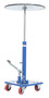 Vestil Steel - 24 In. Round Top Hydraulic Post Table 300 lb - Blue