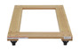 Vestil Hardwood Open Deck Dolly with Non Marking Casters - 36 In. x 24 In. x 5-1/2 In. 900 lb