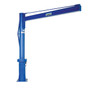 Vestil Steel Multi Station Jib Crane - 96 In. I-Beam 1000 lb - Blue