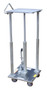 Vestil Partially Stainless Steel Hydraulic Post Table - 18 In. x 18 In. 500 lb - Silver