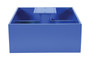 Vestil Steel Empty Concrete Base - 18 In. Height For JIB Crane Models - Blue