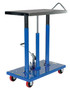 Vestil Steel Hydraulic Post Table - 20 In. x 36 In. 1000 lb - Blue