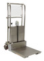 Vestil Partially Stainless Steel Foot Pump Hefti-Lift - 36 In. x 52-1/8 In. 450 lb - Silver