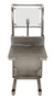 Vestil Partially Stainless Steel Foot Pump Hefti-Lift - 36 In. x 52-1/8 In. 450 lb - Silver