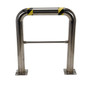 Vestil Stainless Steel High Profile Rack Guard - 36 In. x 42 In. x 4 In. - Silver