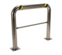 Vestil Stainless Steel High Profile Rack Guard - 48 In. x 42 In. x 4 In. - Silver